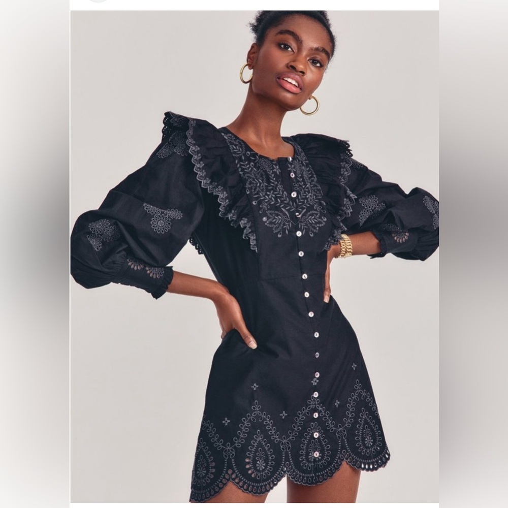 LOVESHACKFANCY sold out Tullia mini dress sz S